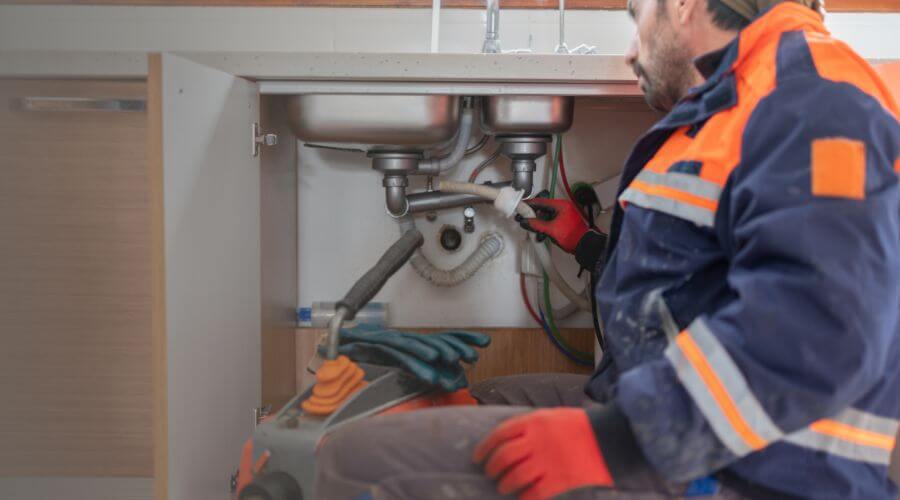 Professional slab leak plumber services in Center Point, IA